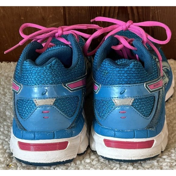 ASICS Gel-Excite 3 Aqua Blue Pink Running Shoes Sneakers T5B9N Women Sz 8.5 - Picture 4 of 6